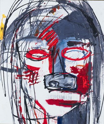 Lot 1090 - An Oleograph Depicting an Abstract Head Study,...