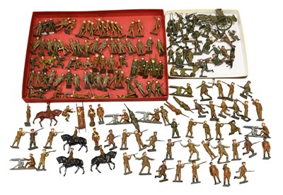 Lot 3286 - Britains And Others A Collection Of Soldiers In Battle Fatigues