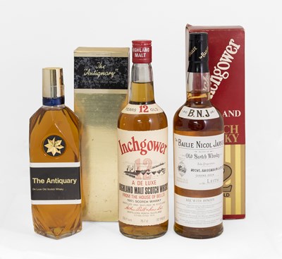 Lot 3162 - Bailie Nicol Jarvie Blend of Old Scotch Whisky,...
