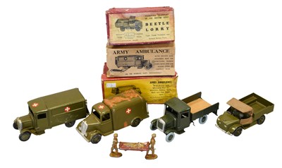 Lot 3320 - Britains Two Army Ambulances