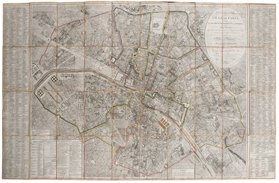 Lot 37 - Paris. Picquet (Charles). Plan Routier de la...