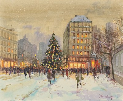 Lot 1175 - Michael Crawley (b.1938) "Boston, America"...