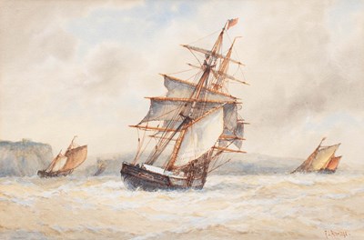 Lot 1237 - Frederick James Aldridge (1850-1933) Shipping...