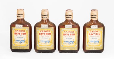 Lot 3131 - Caroni Navy Rum "Extra Strong", 1960s hip...