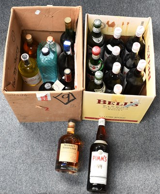 Lot 96 - Mixed Spirits: including Hendrick's Gin,...