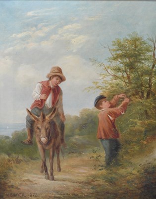Lot 1202 - Follower of William Shayer "Gathering berries...