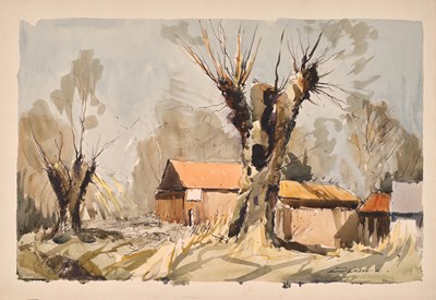 Lot 438 - Edward Wesson RI, RBA, RSMA (1910-1983)...