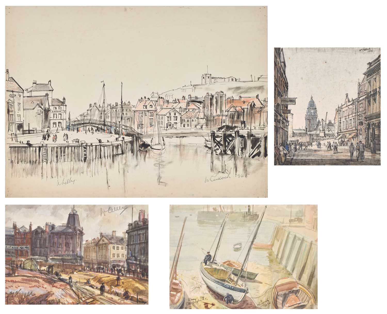 Lot 413 - Joseph Ridley Radcliffe McCulloch ARWS, NS,...