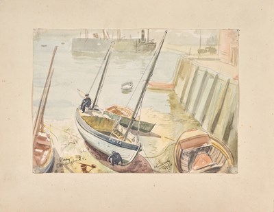 Lot 413 - Joseph Ridley Radcliffe McCulloch ARWS, NS,...