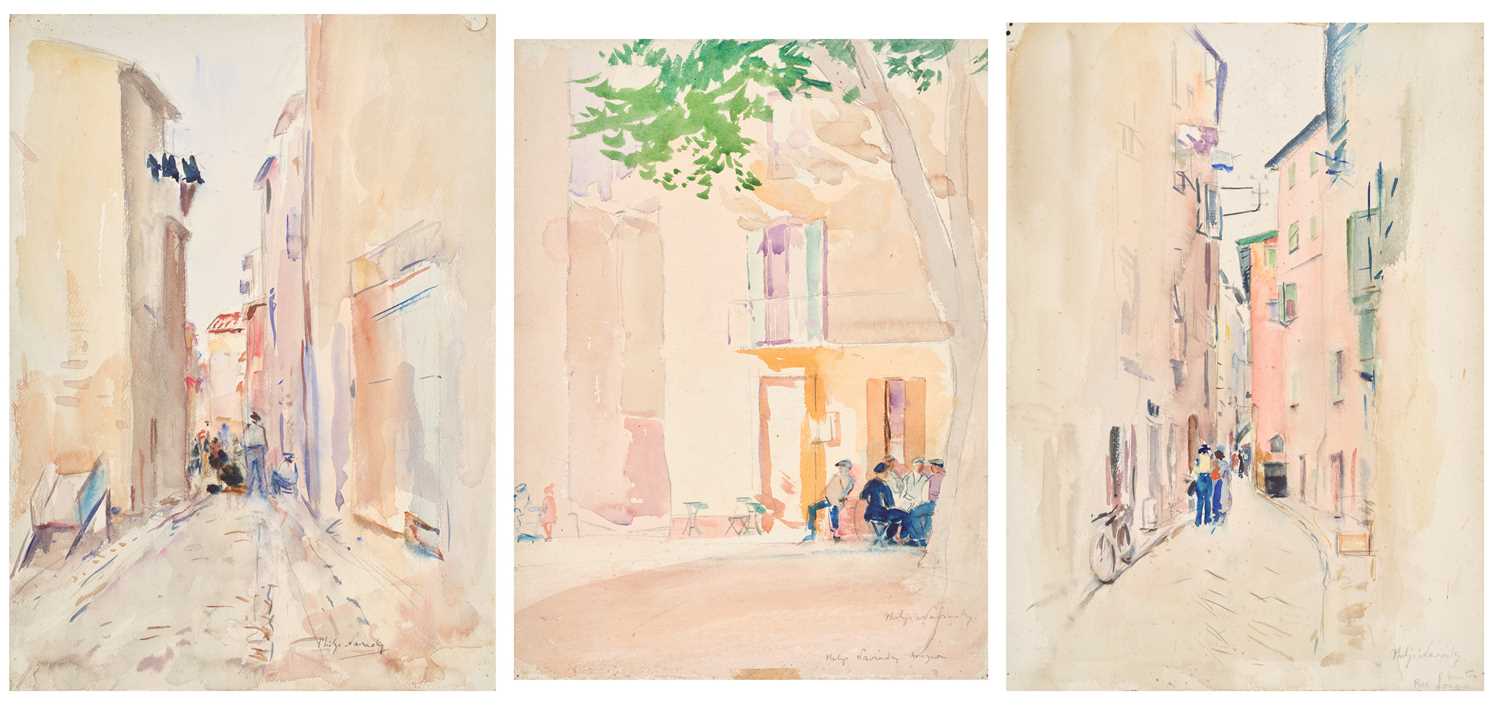 Lot 429 - Philip Naviasky (1894-1983) "Menton, Rue...