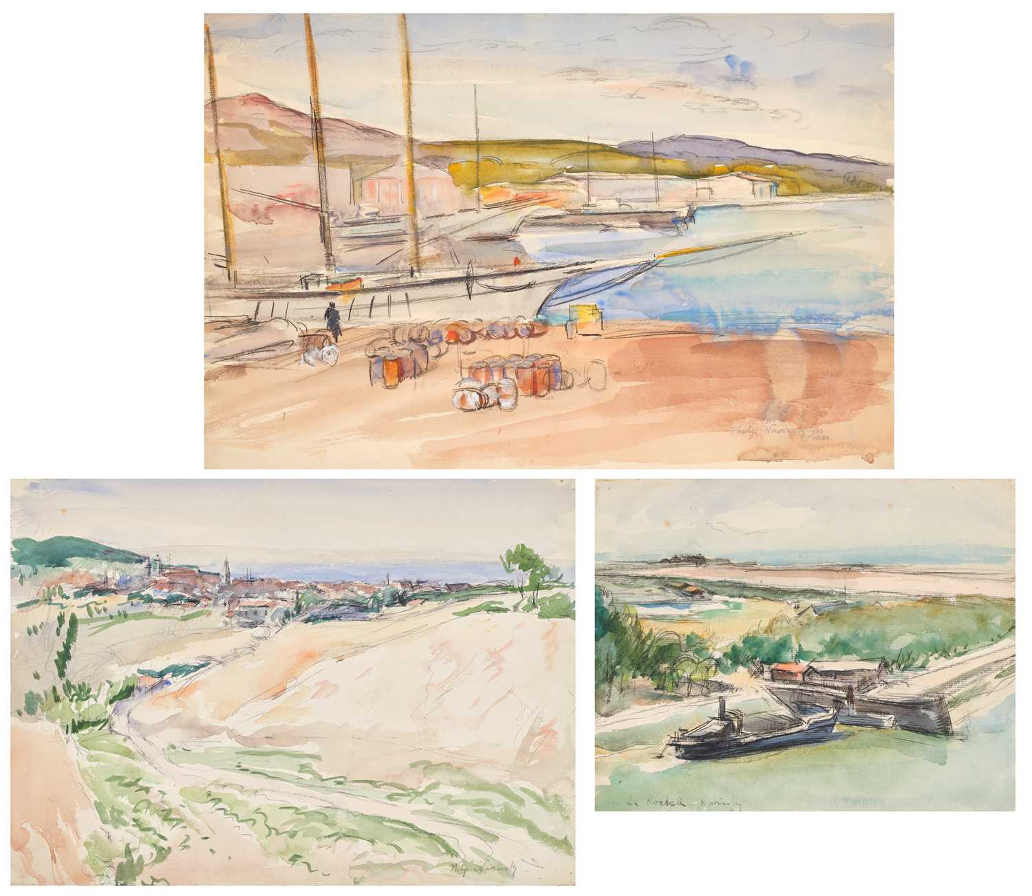 Lot 427 - Philip Naviasky (1894-1983) "Ibiza" Signed,...