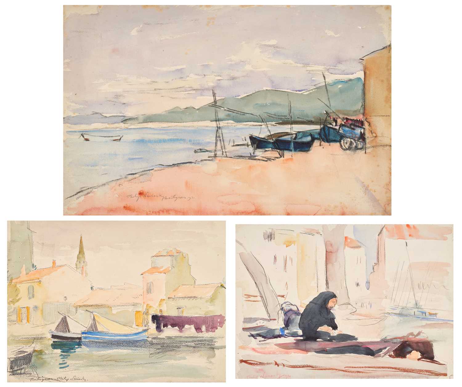 Lot 426 - Philip Naviasky (1894-1983) "Martigues" Signed,...