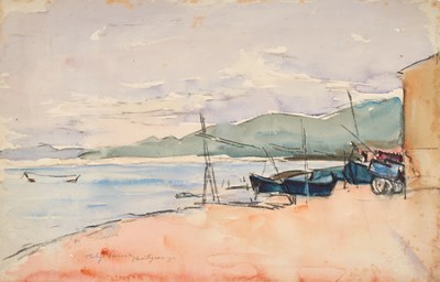 Lot 426 - Philip Naviasky (1894-1983) "Martigues" Signed,...