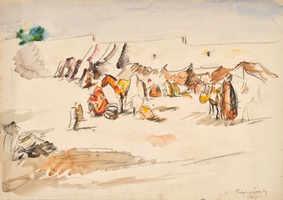 Lot 430 - Philip Naviasky (1894-1983) "Tangier" Signed...