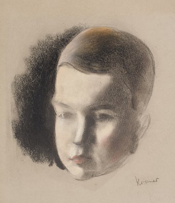 Lot 451 - Jacob Kramer (1892-1962) Head study of John...
