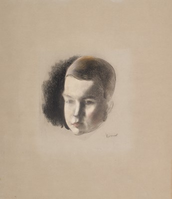 Lot 451 - Jacob Kramer (1892-1962) Head study of John...