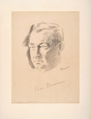 Lot 450 - Jacob Kramer (1892-1962) "Ivor Brown" Head...