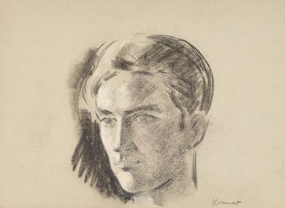 Lot 450 - Jacob Kramer (1892-1962) "Ivor Brown" Head...