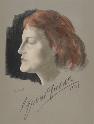 Lot 454 - Jacob Kramer (1892-1962) "Gracie Fields" Head...