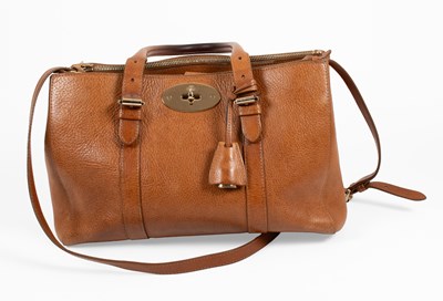 Lot 1034 - A Mulberry Bayswater Oak Double Zip Handbag,...