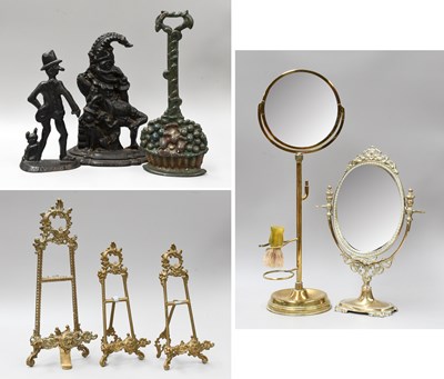 Lot 94 - Two Victorian Cast Iron Door Stops, in the...