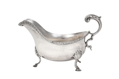 Lot 2012 - A George III Silver Sauceboat