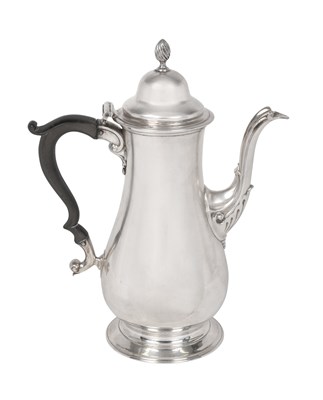 Lot 2014 - A George III Silver Coffee-Pot