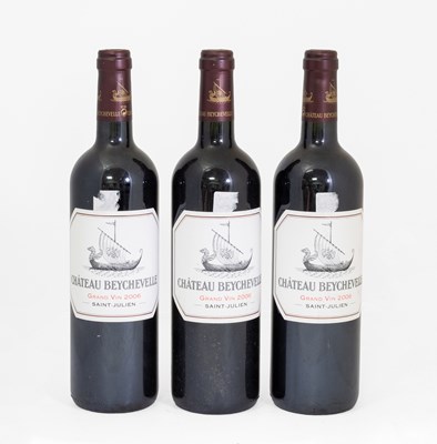 Lot 3025 - Château Beychevelle 2006, Saint-Julien (three...