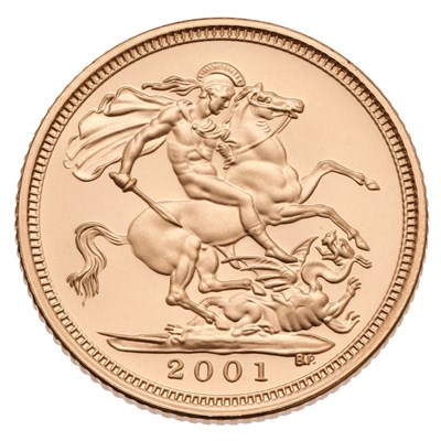 Lot 215 - Elizabeth II, Proof Half Sovereign 2001;...