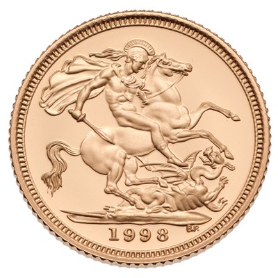 Lot 213 - Elizabeth II, Proof Half Sovereign 1998;...