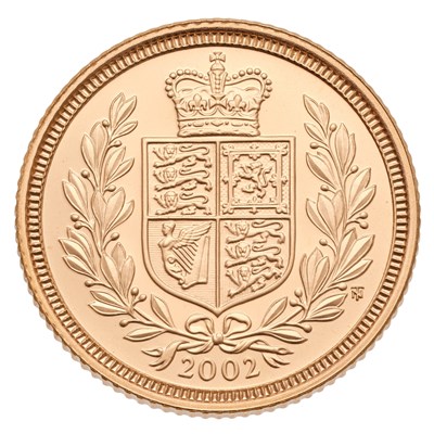 Lot 216 - Elizabeth II, Proof Half Sovereign 2002,...