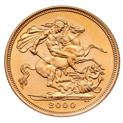 Lot 194 - Elizabeth II, Sovereign 2000; housed on Royal...