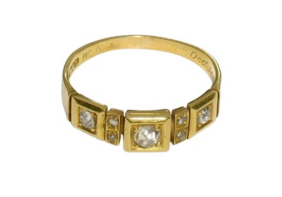 Lot 298 - A Diamond Seven Stone Ring, set with vari-size...