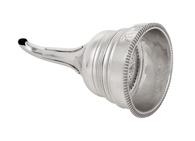 Lot 2028 - A George III Silver Wine-Funnel