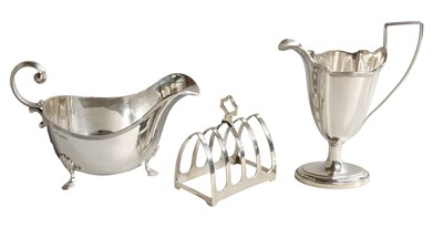 Lot 76 - Three Assorted Silver Items, including a...