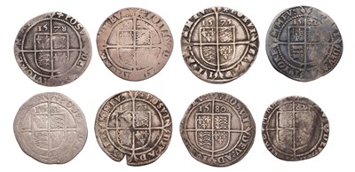 Lot 21 - Elizabeth I, Assorted Sixpences, 8 in total,...