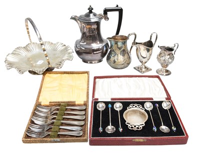 Lot 176 - A Collection of Assorted Silver and Silver...