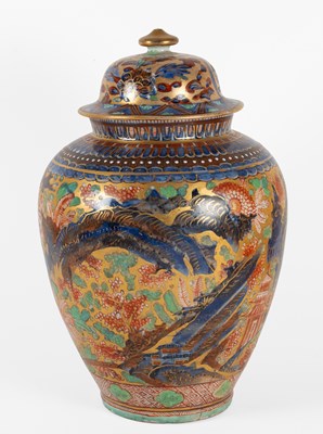 Lot 89 - An Arita Porcelain Jar and Cover, late 17th...