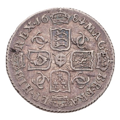 Lot 32 - Charles II, Sixpence 1684, (Bull 581, ESC 1524,...