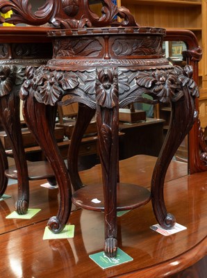 Lot 1372 - A 19th Century Japanese Carved Hardwood...