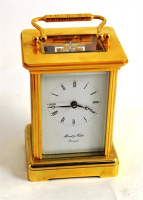 Lot 348 - A carriage timepiece