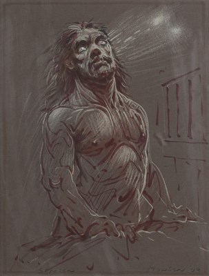 Lot 1190 - Peter Howson OBE (b.1958) Scottish "Samson"...