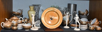 Lot 146 - Ceramics and Glass, including a Walter...