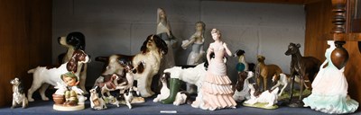 Lot 166 - A Collection of Ceramic and Resin Models of...