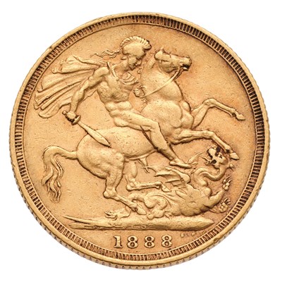 Lot 161 - Victoria, Sovereign 1888S, Sydney Mint; good fine