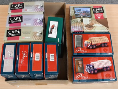Lot 3362 - Corgi Cafe Collection Four Commercial Vehicles