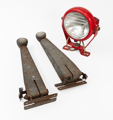 Lot 127 - A Pair of 1950's Folding Side Lights, from a...