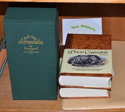 Lot 360 - Dickens (Charles), David Copperfield, facsimile of original 20 parts, in cloth folio and...