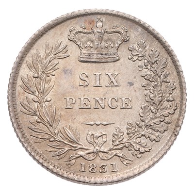 Lot 86 - William IV, Sixpence 1831, (Bull 2499, ESC...