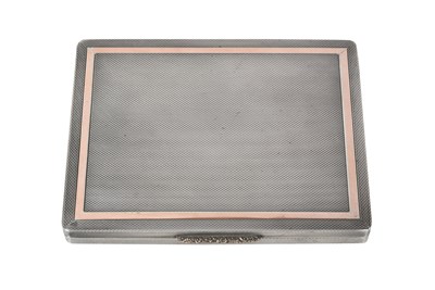 Lot 2056 - An Elizabeth II Parcel-Gilt Silver Cigarette-Case